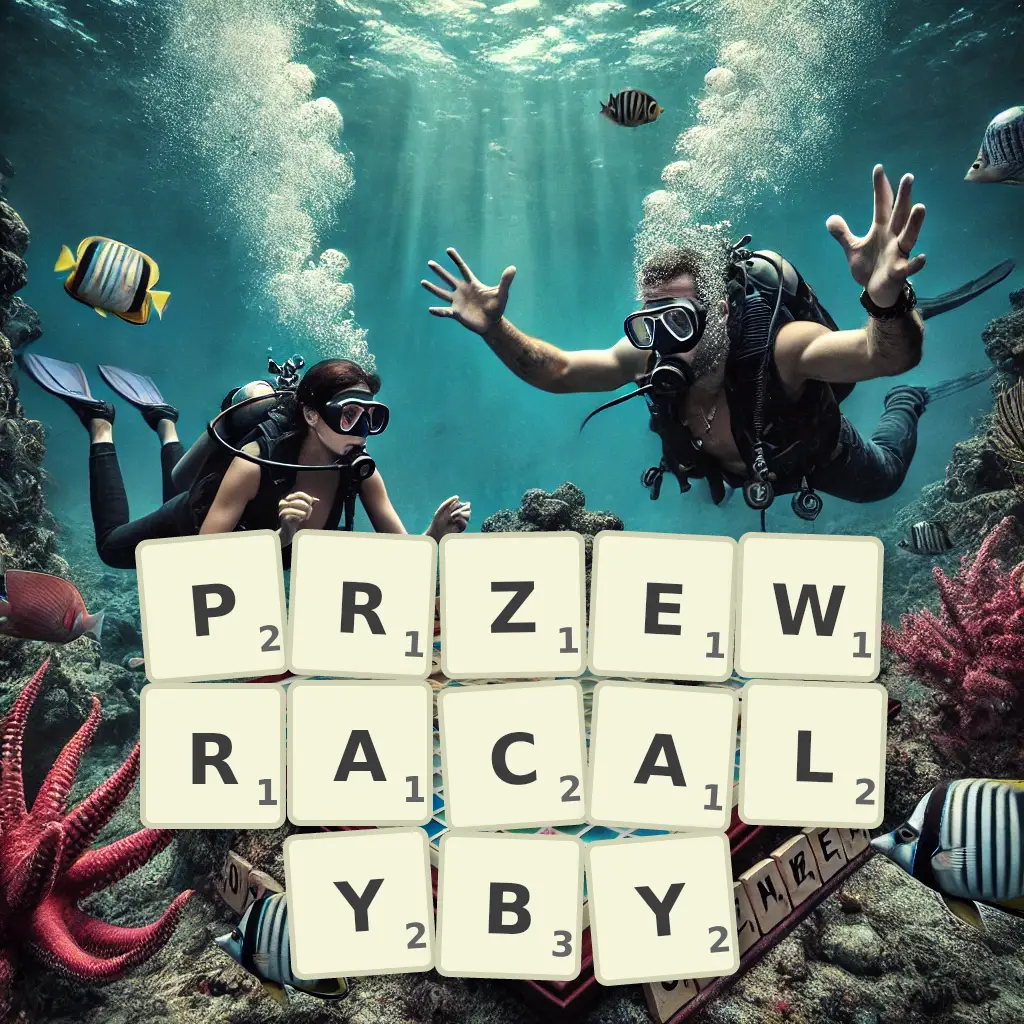 Słowa z liter PRZEWRACAŁYBY