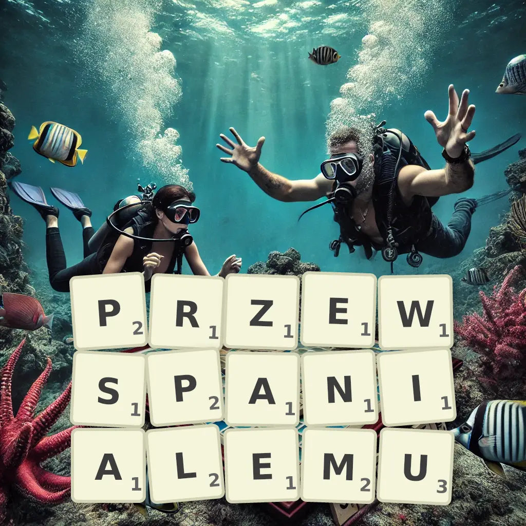 Słowa z liter PRZEWSPANIAŁEMU