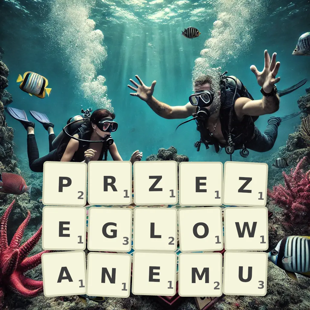 Słowa z liter PRZEŻEGLOWANEMU