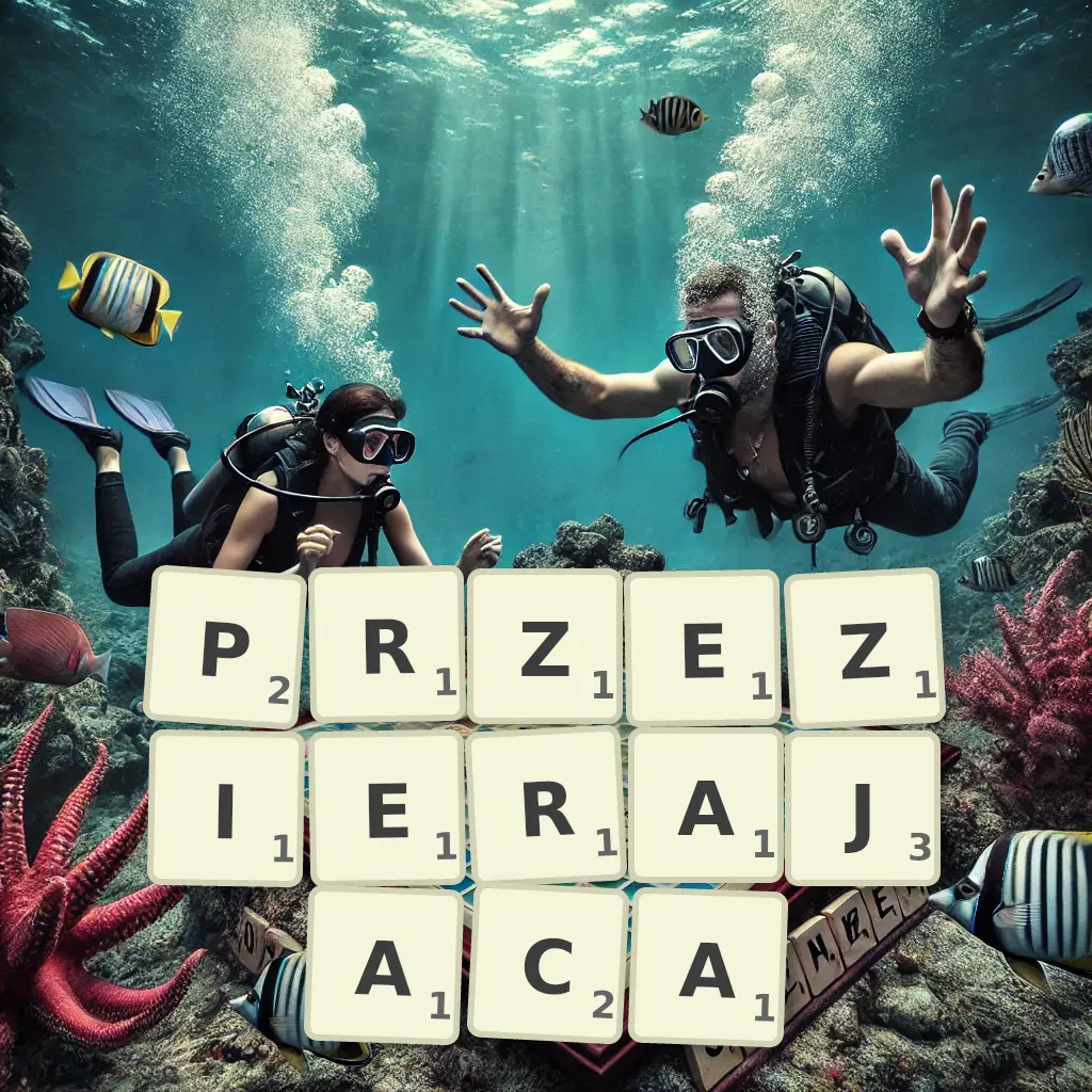 Słowa z liter PRZEZIERAJĄCĄ