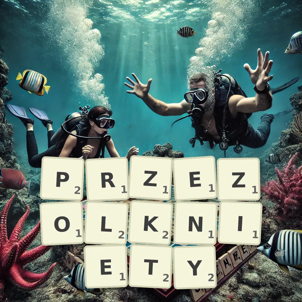 Słowa z liter PRZEŻÓŁKNIĘTY