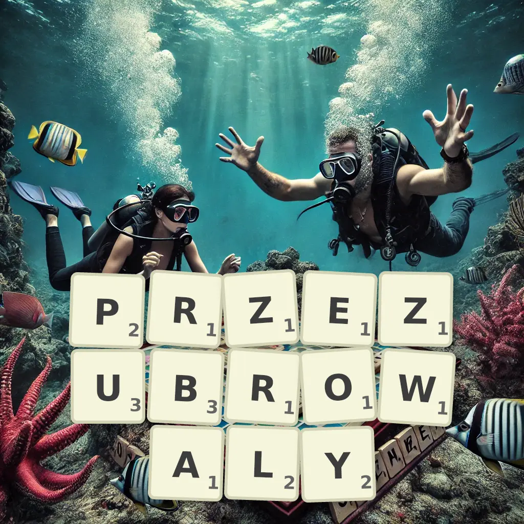 Słowa z liter PRZEŻUBROWAŁY