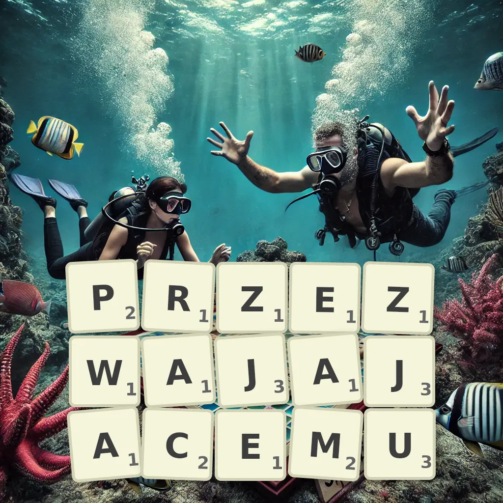 Słowa z liter PRZEZWAJAJĄCEMU