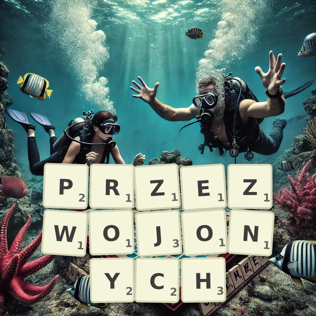 Lista słów z liter PRZEZWOJONYCH Słowa z liter PRZEZWOJONYCH