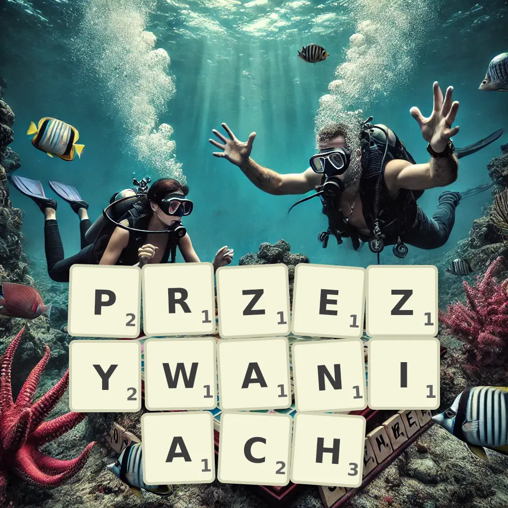 Słowa z liter PRZEŻYWANIACH