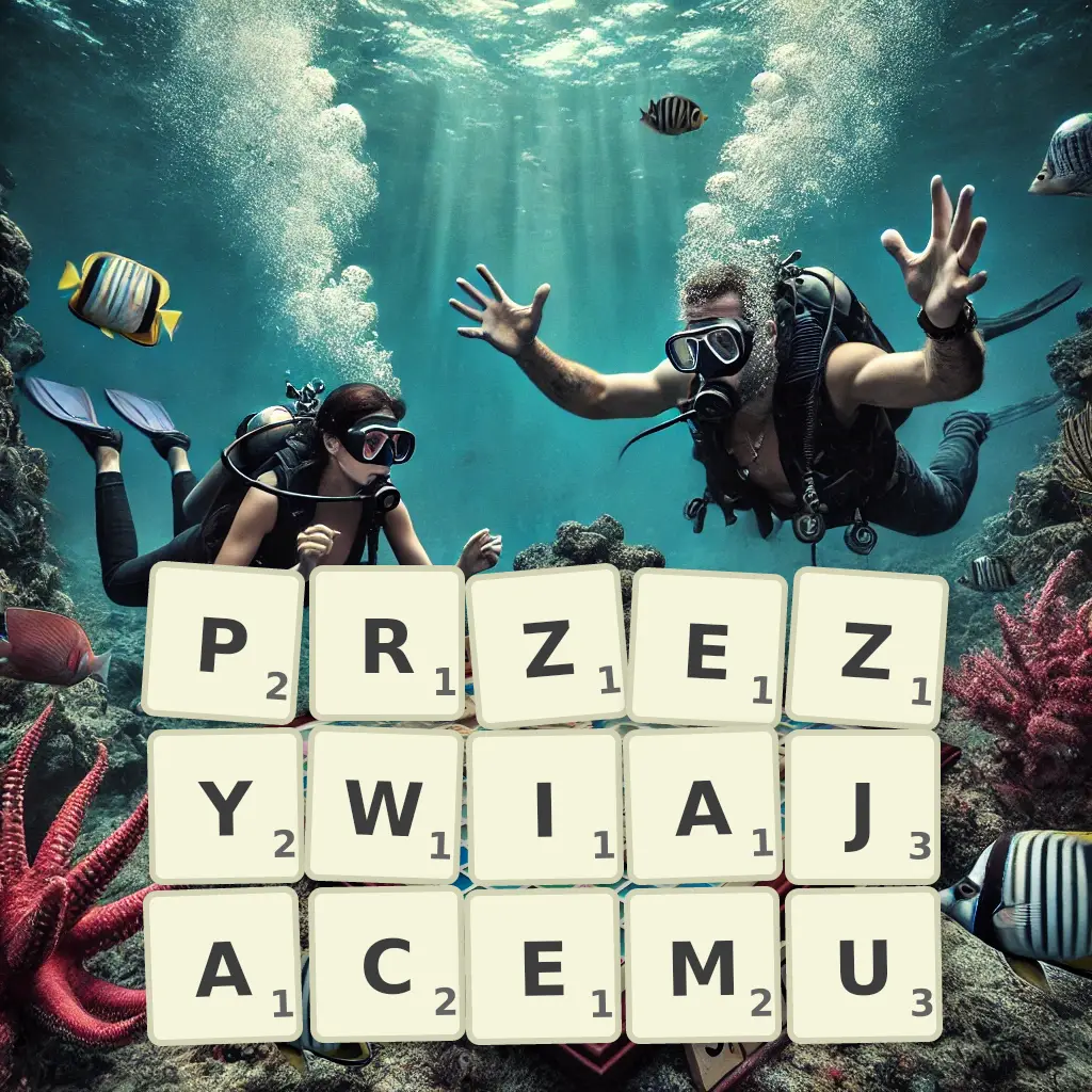 Słowa z liter PRZEŻYWIAJĄCEMU