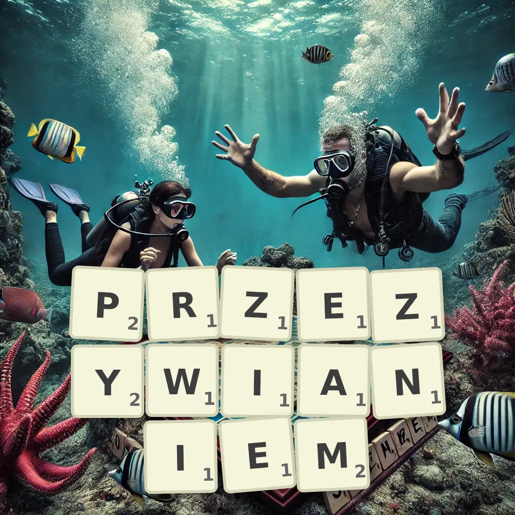 Słowa z liter PRZEŻYWIANIEM
