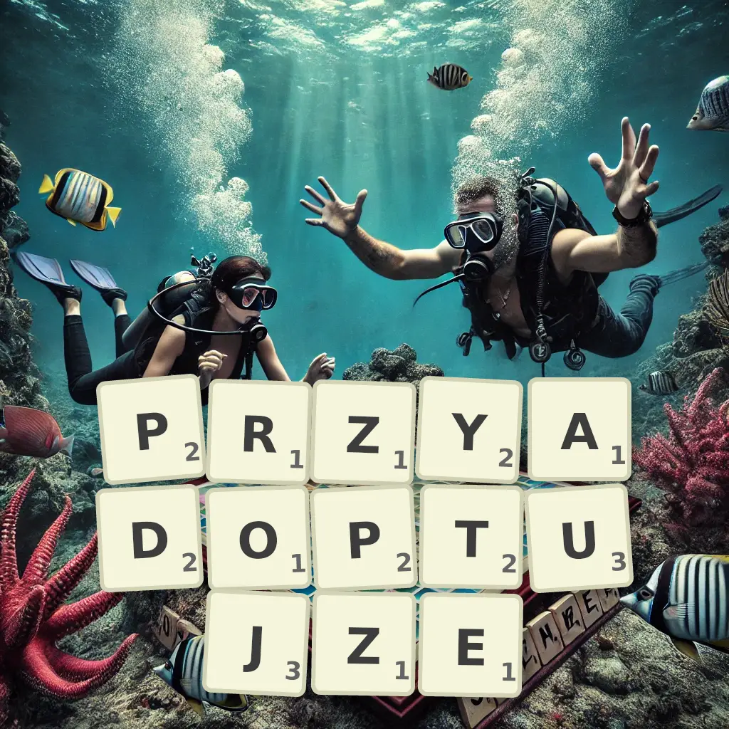 Słowa z liter PRZYADOPTUJŻE