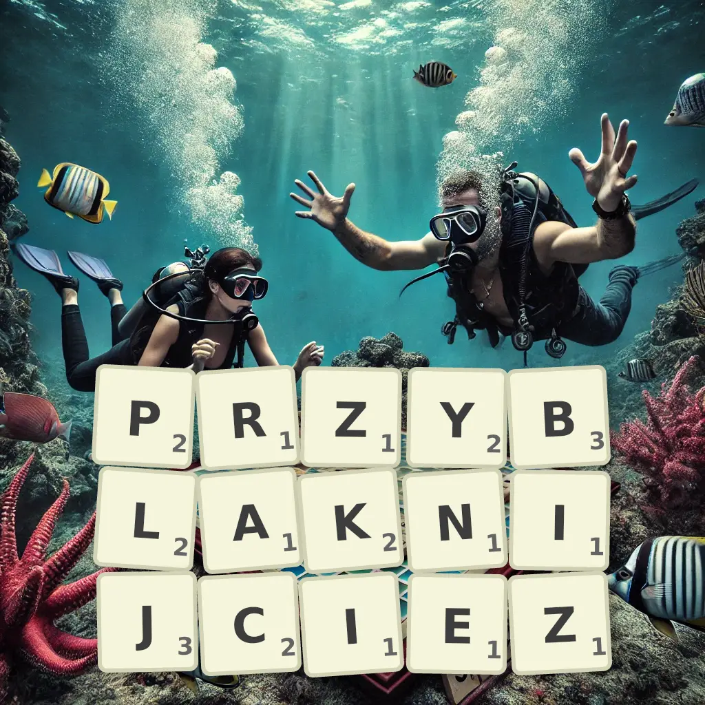 Słowa z liter PRZYBLAKNIJCIEŻ