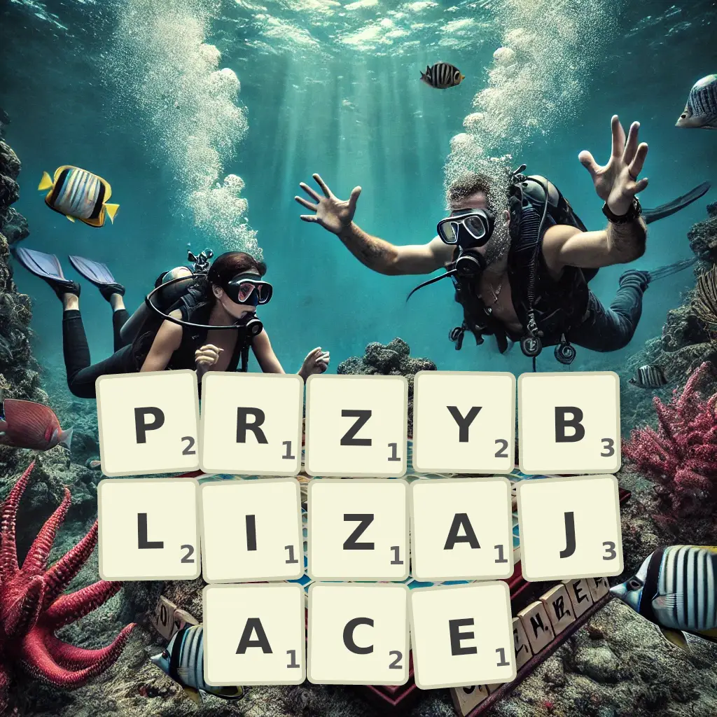 Słowa z liter PRZYBLIŻAJĄCE