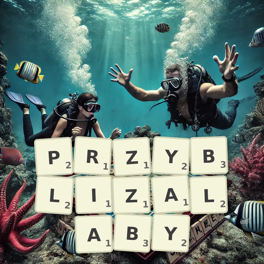 Słowa z liter PRZYBLIŻAŁABY
