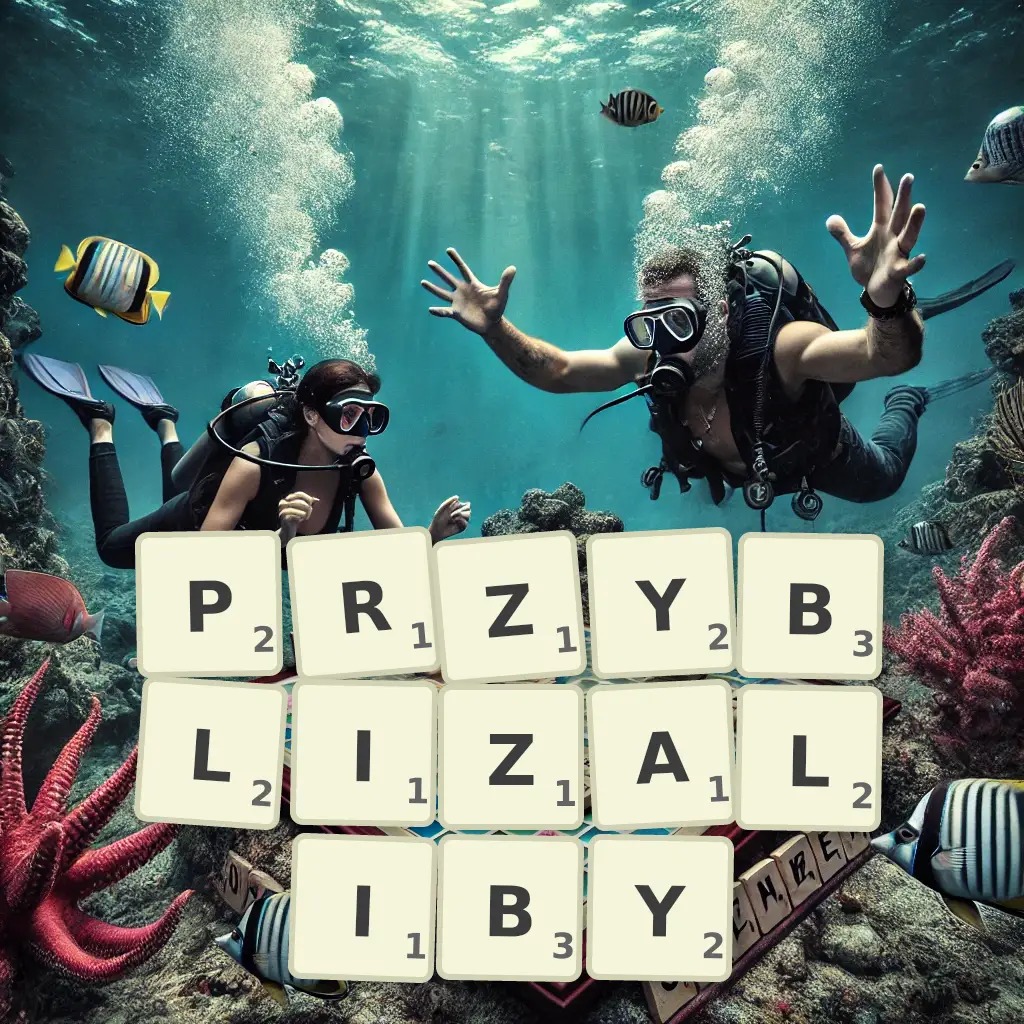 Lista słów z liter PRZYBLIŻALIBY Słowa z liter PRZYBLIŻALIBY