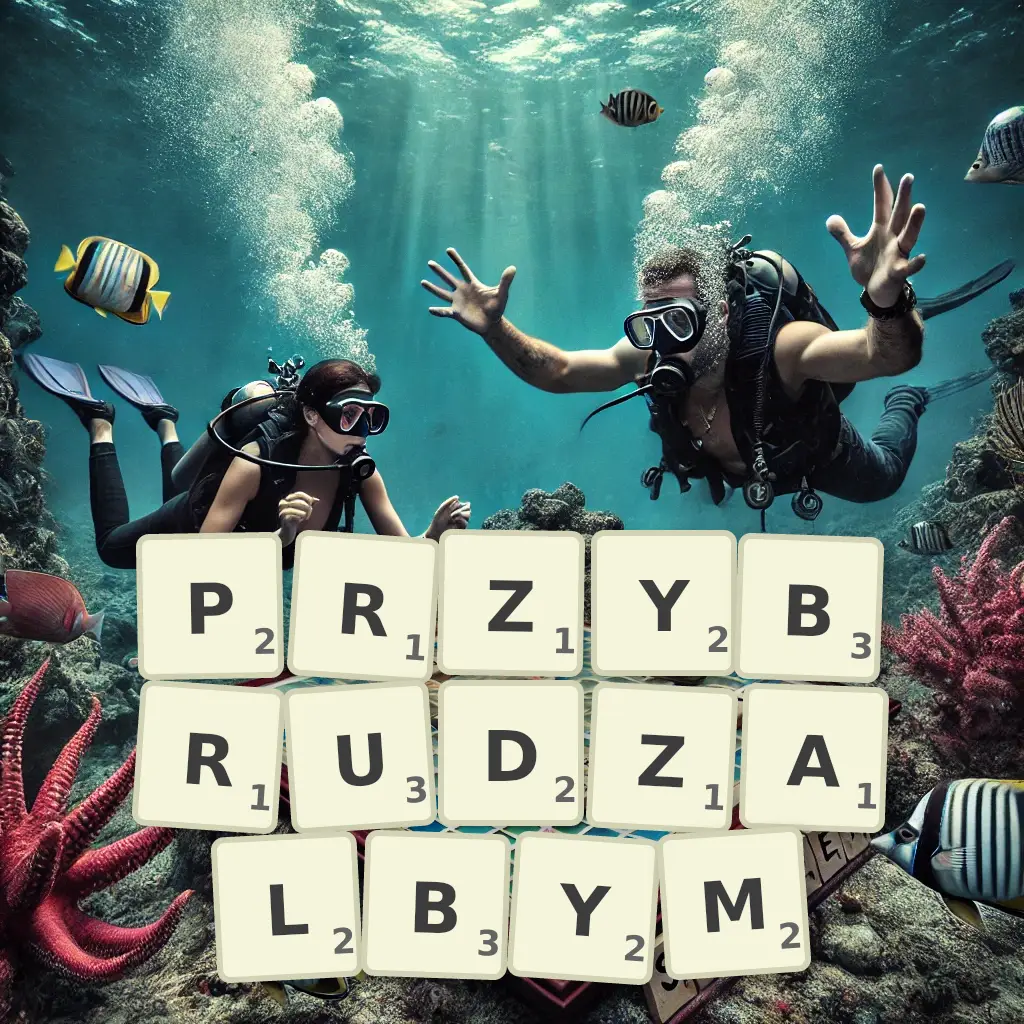 Słowa z liter PRZYBRUDZAŁBYM