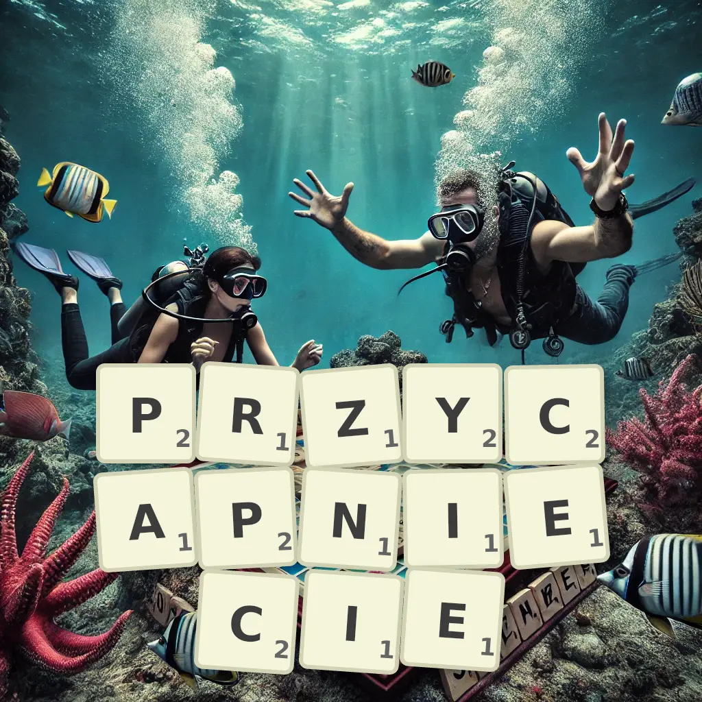 Słowa z liter PRZYCAPNIĘCIE
