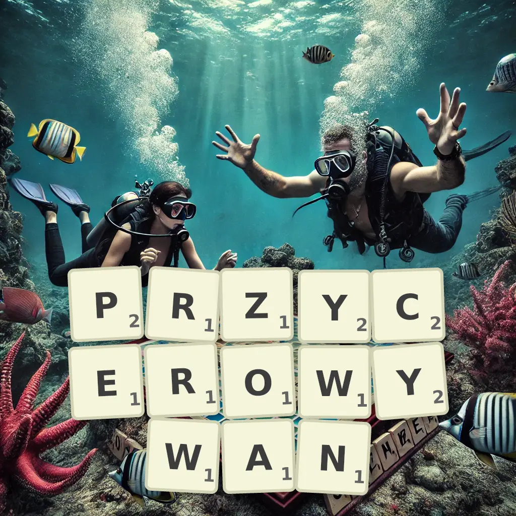 Słowa z liter PRZYCEROWYWAŃ