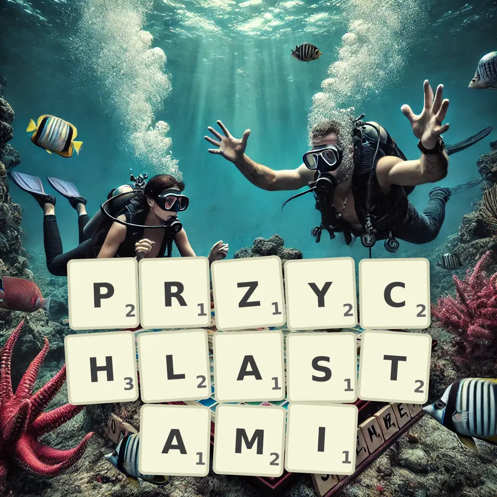Słowa z liter PRZYCHLASTAMI