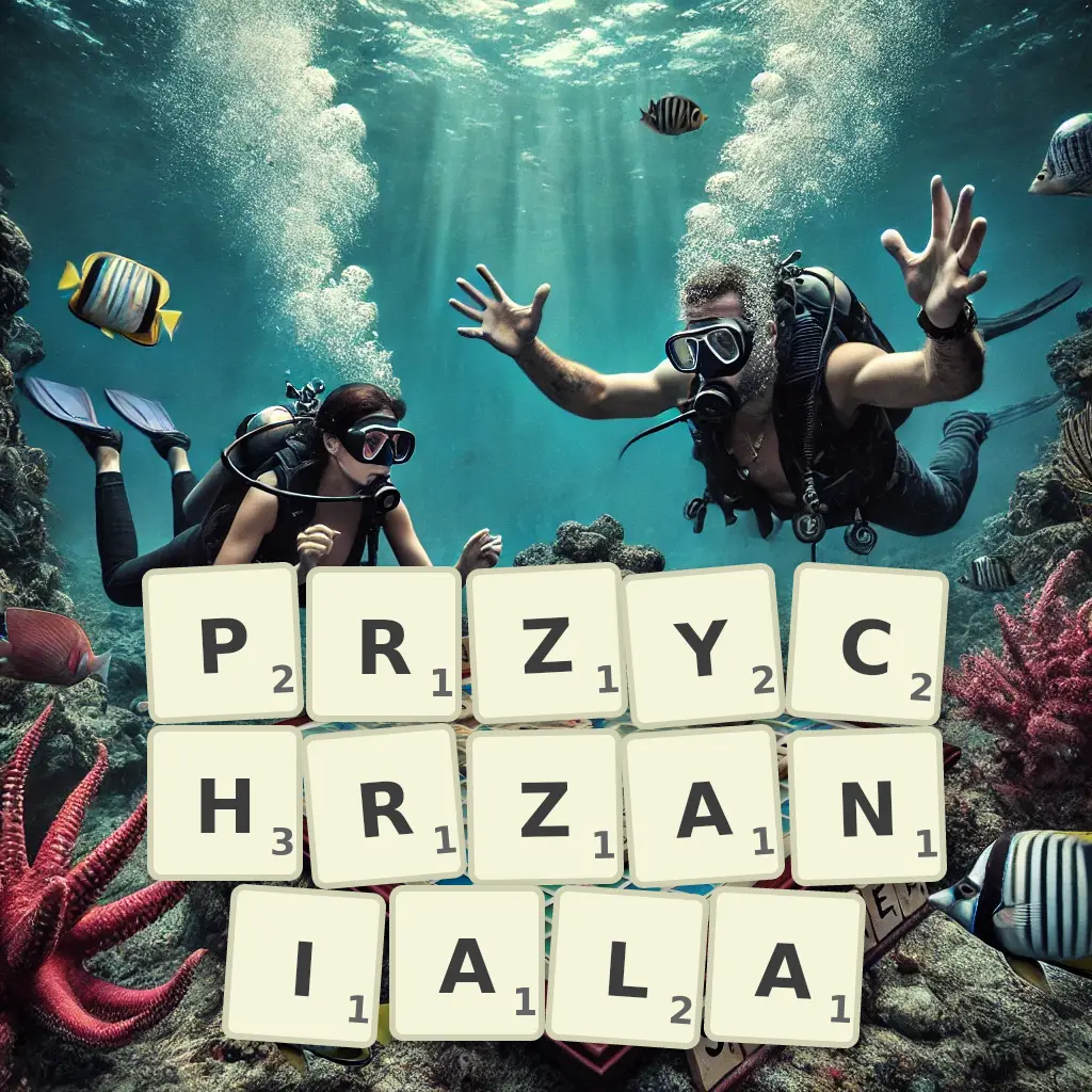 Słowa z liter PRZYCHRZANIAŁA