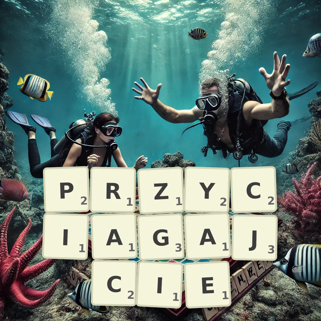 Słowa z liter PRZYCIĄGAJCIE