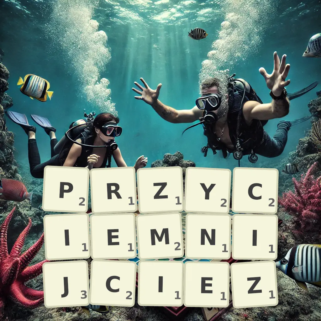 Słowa z liter PRZYCIEMNIJCIEŻ