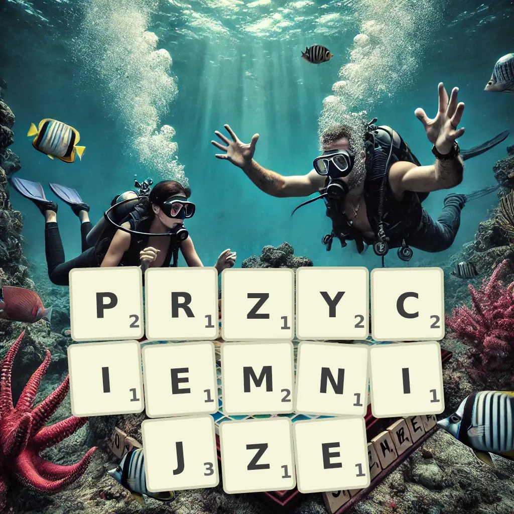 Słowa z liter PRZYCIEMNIJŻE