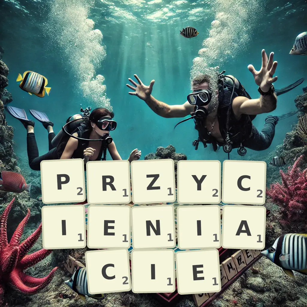 Słowa z liter PRZYCIENIACIE