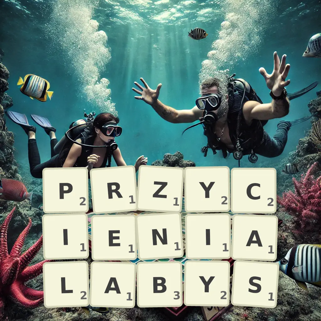 Słowa z liter PRZYCIENIAŁABYŚ