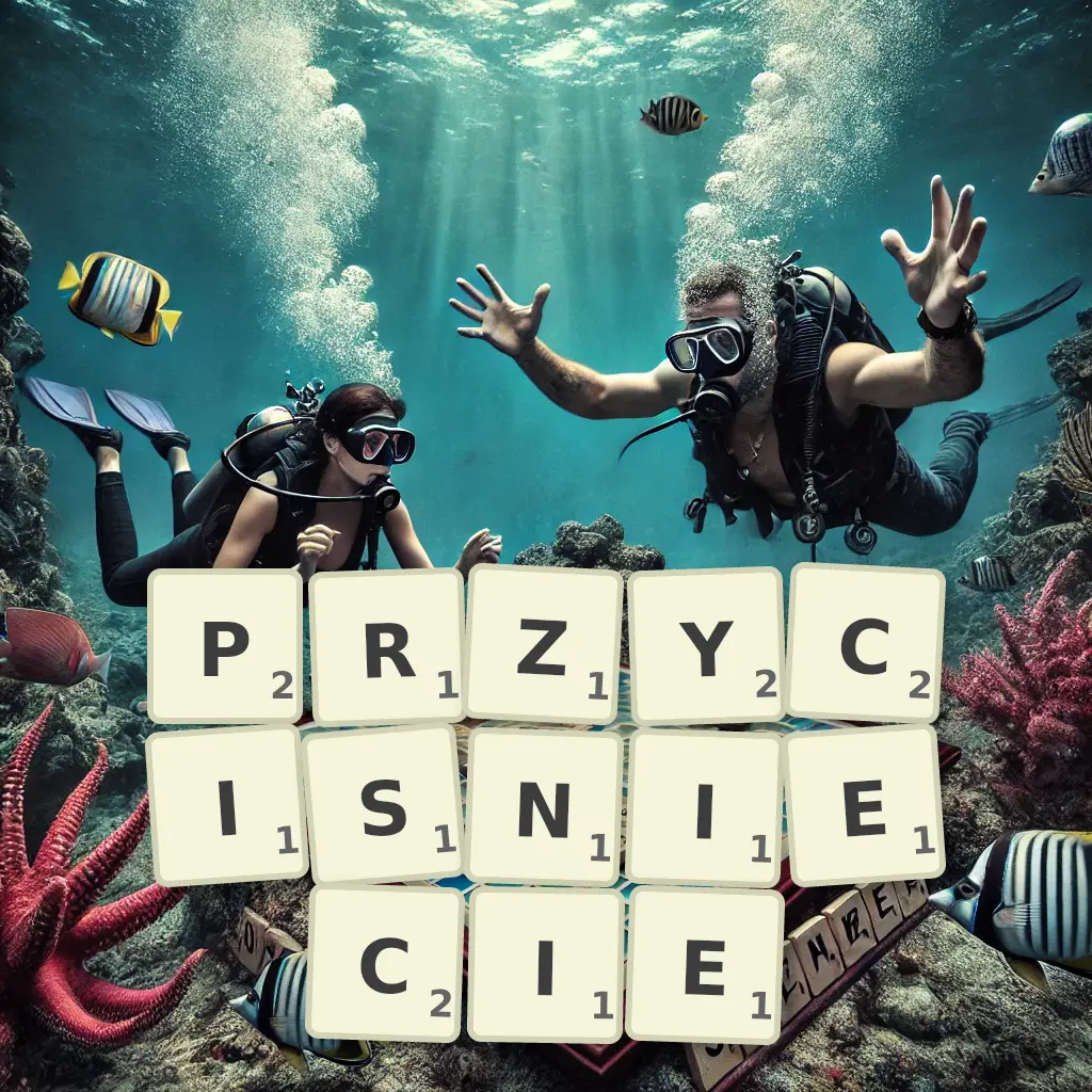 Słowa z liter PRZYCIŚNIECIE