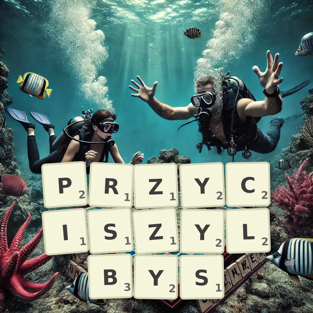 Słowa z liter PRZYCISZYŁBYŚ