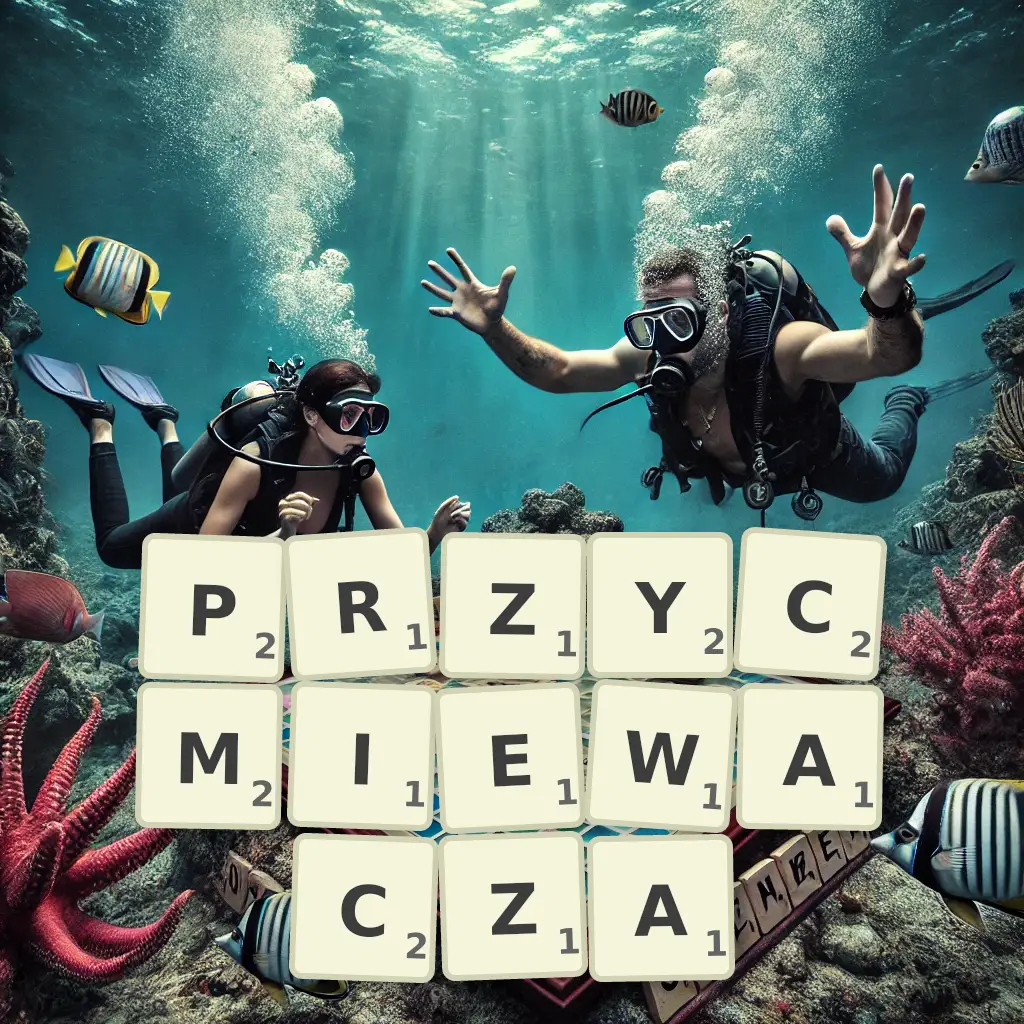 Słowa z liter PRZYĆMIEWACZA