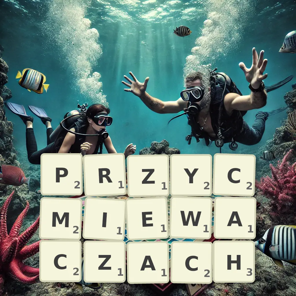 Słowa z liter PRZYĆMIEWACZACH
