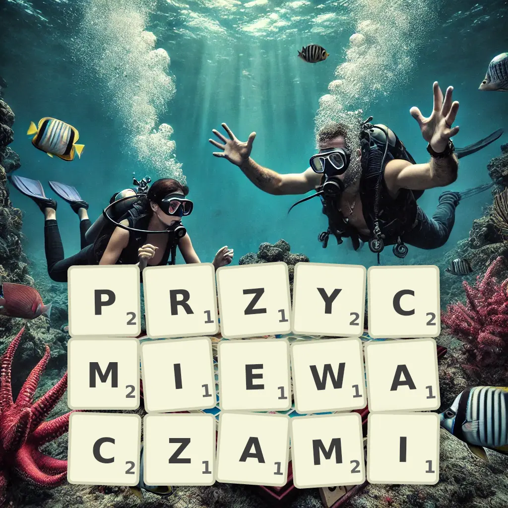 Słowa z liter PRZYĆMIEWACZAMI