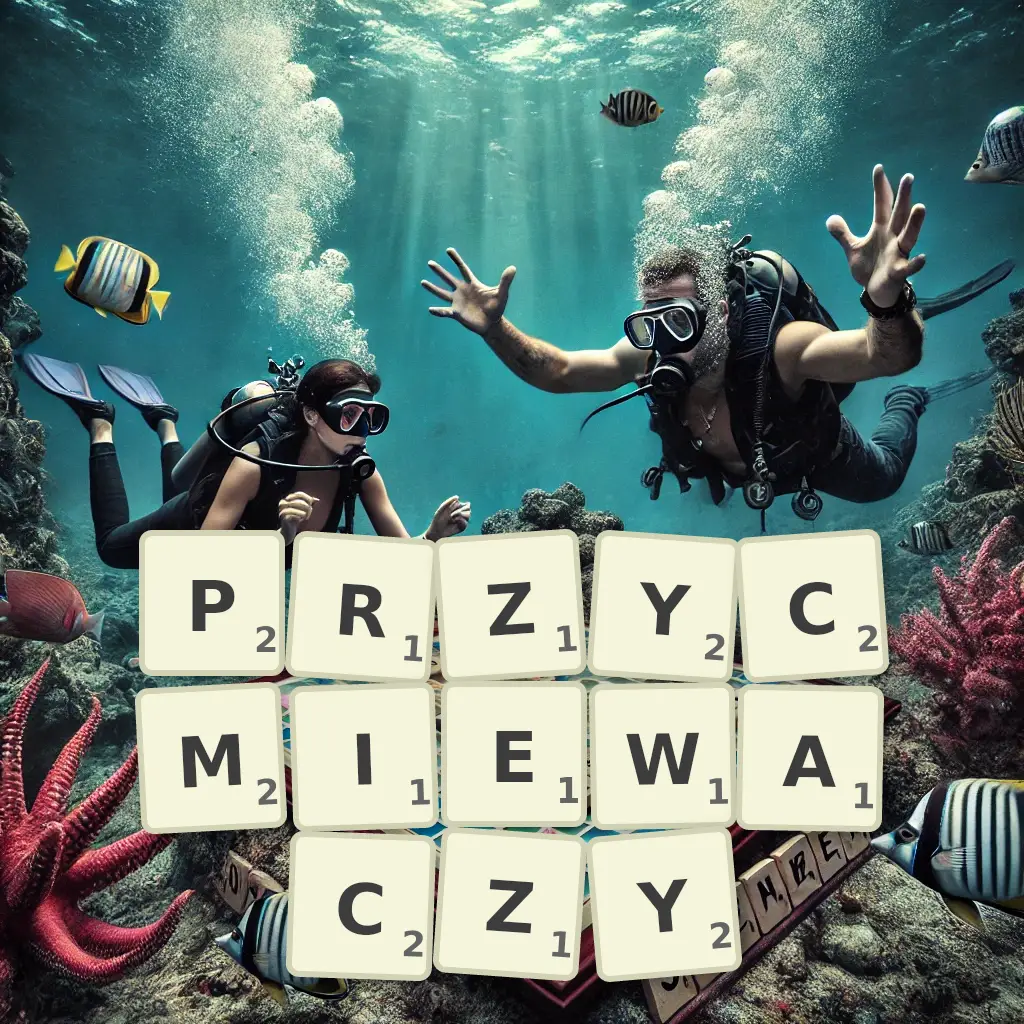 Słowa z liter PRZYĆMIEWACZY