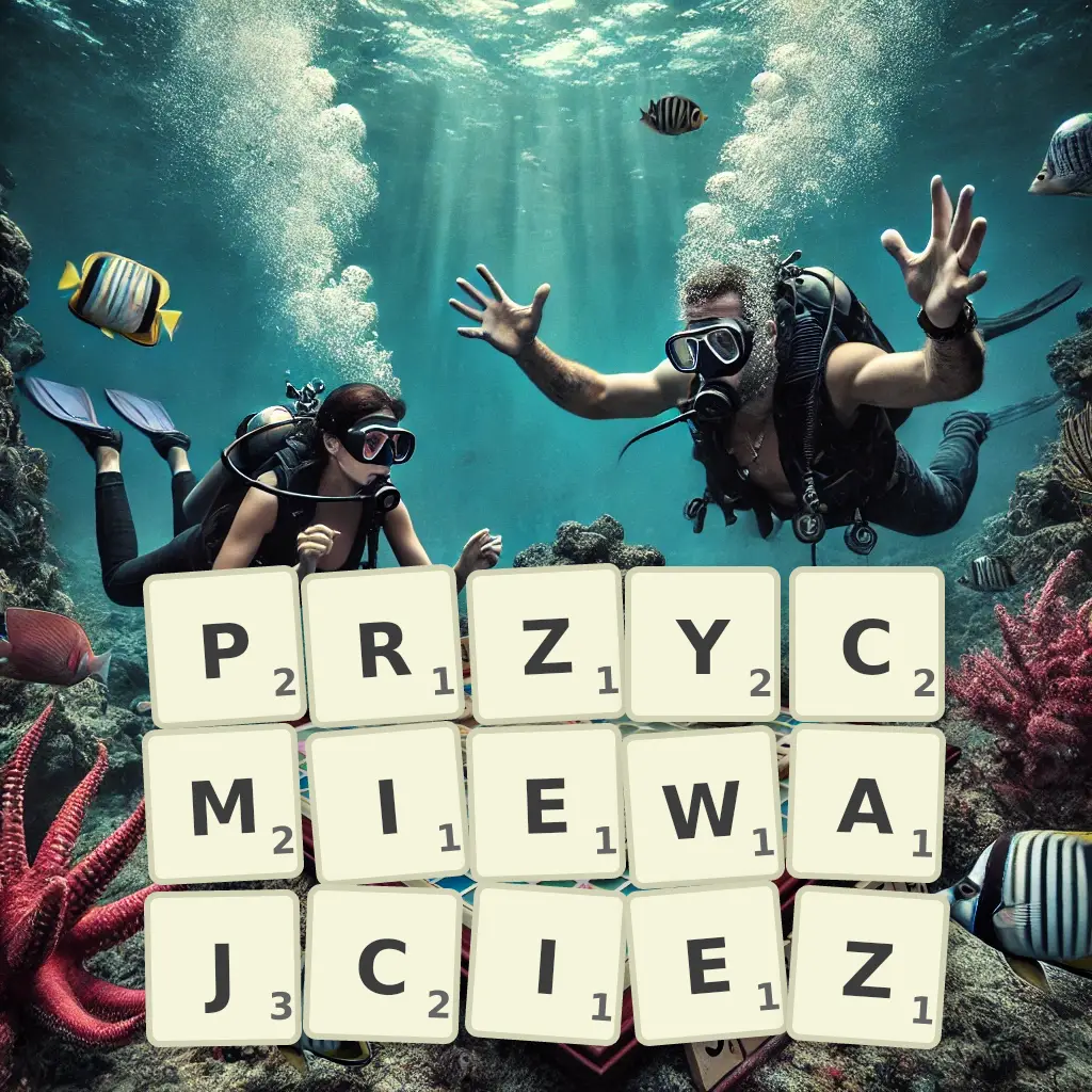 Słowa z liter PRZYĆMIEWAJCIEŻ