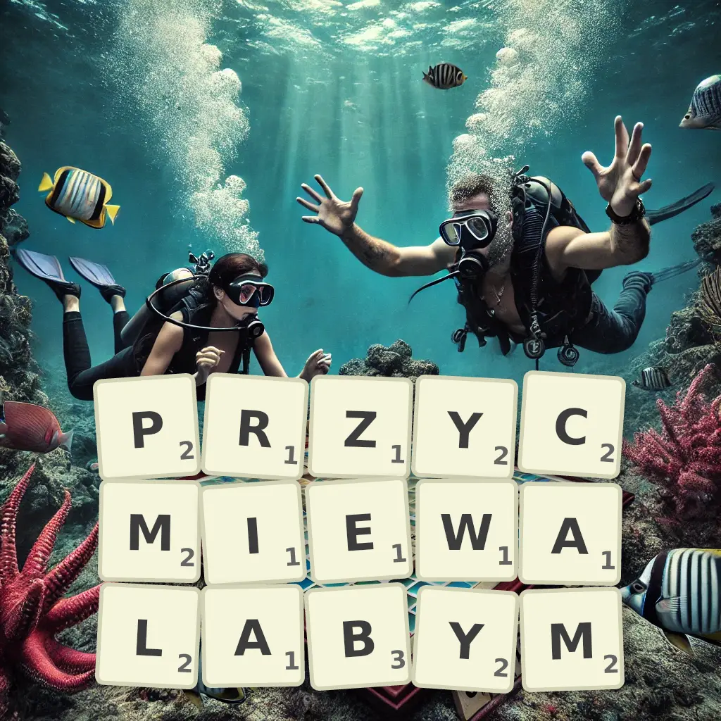 Słowa z liter PRZYĆMIEWAŁABYM