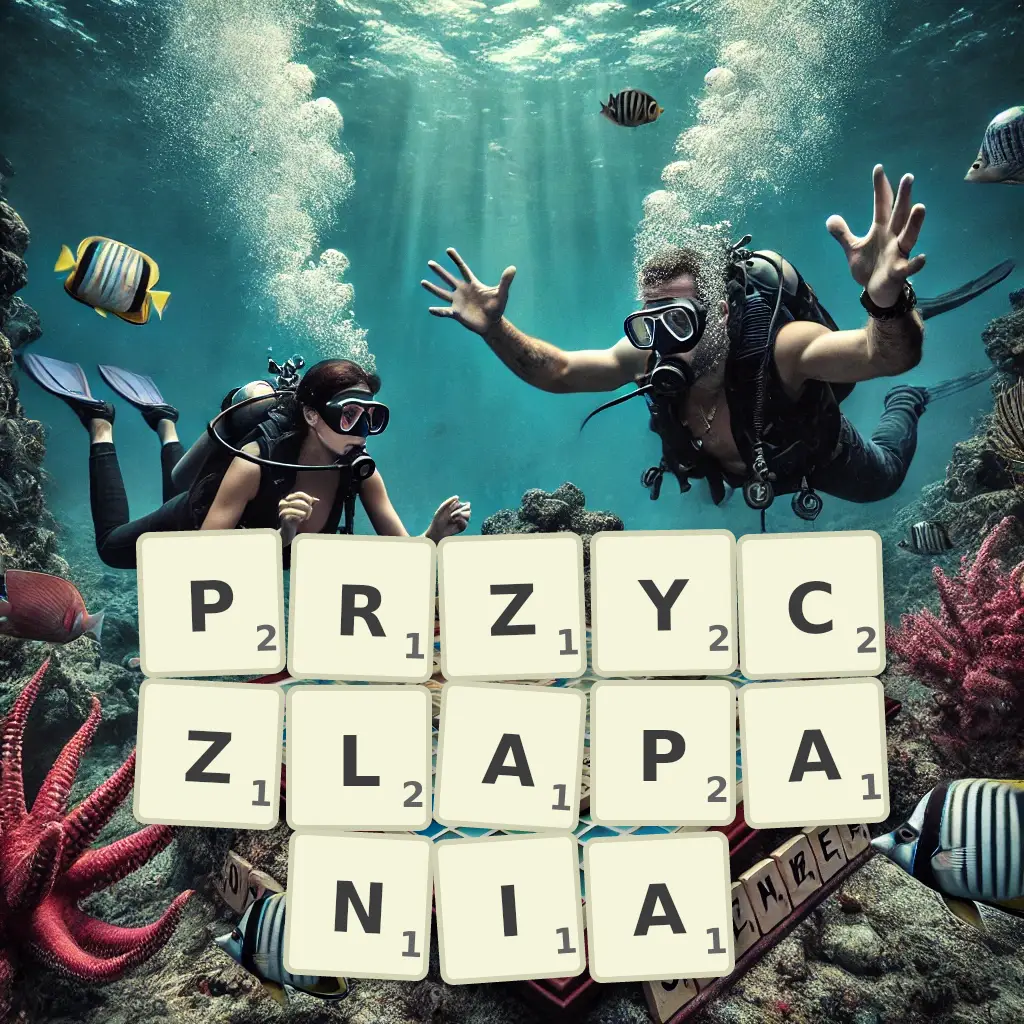 Słowa z liter PRZYCZŁAPANIA