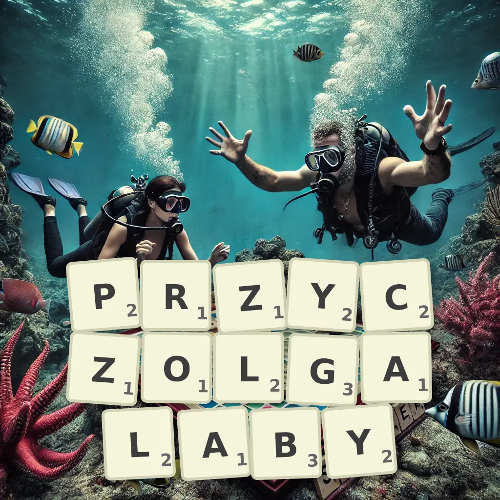 Słowa z liter PRZYCZOŁGAŁABY