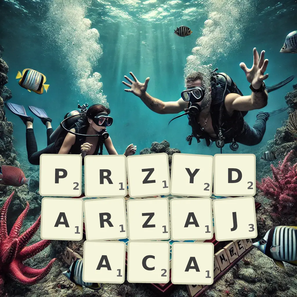 Słowa z liter PRZYDARZAJĄCĄ