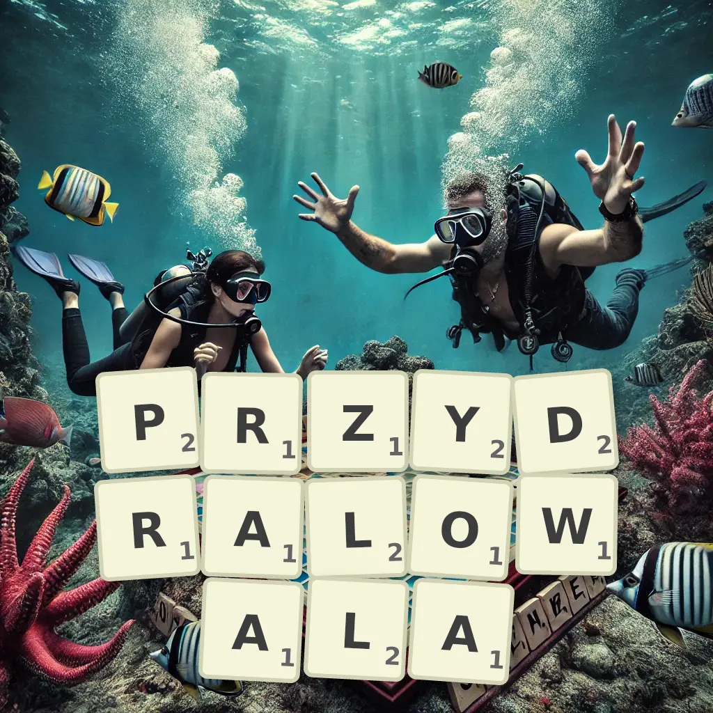Słowa z liter PRZYDRAŁOWAŁA