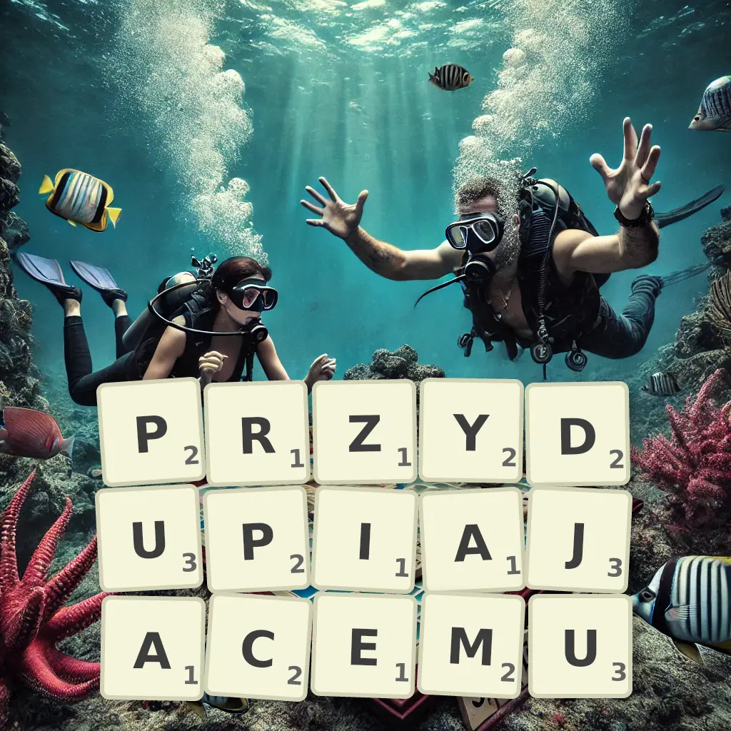 Słowa z liter PRZYDUPIAJĄCEMU