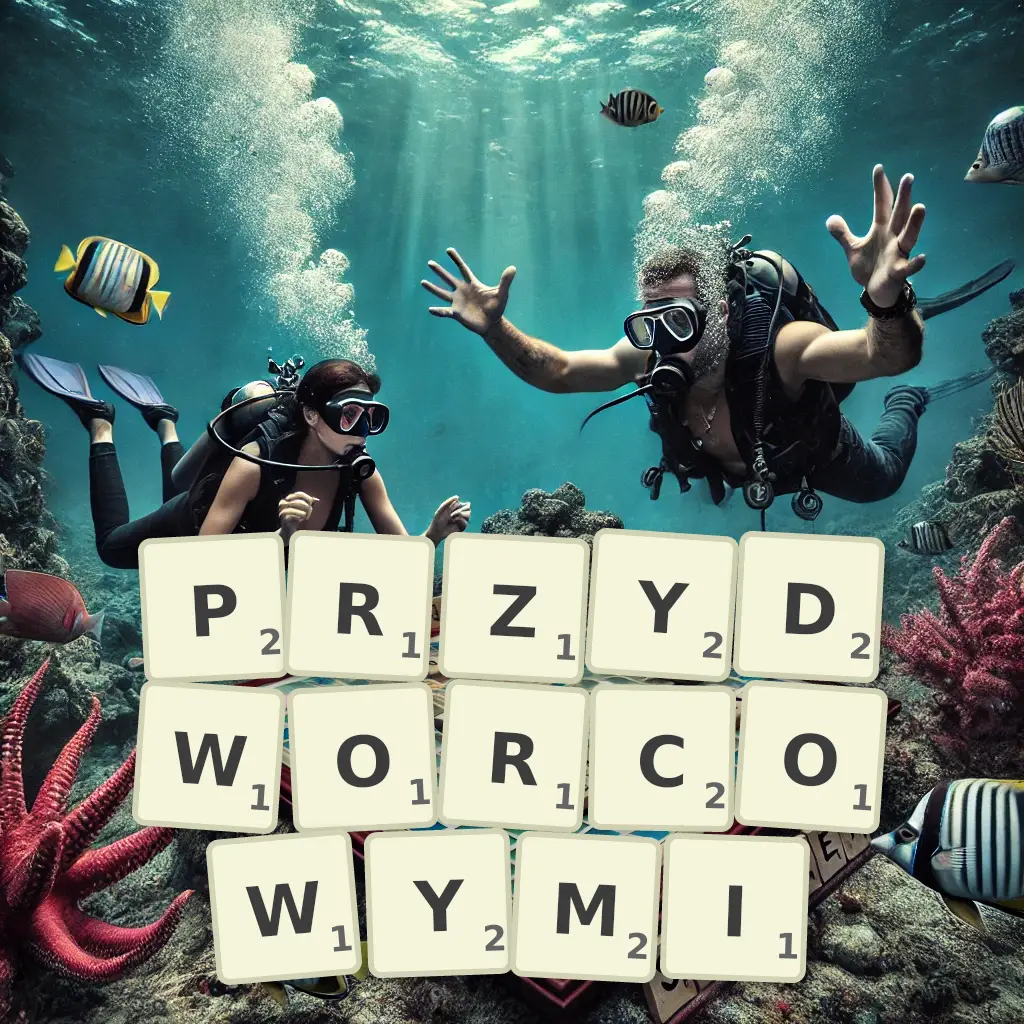 Słowa z liter PRZYDWORCOWYMI