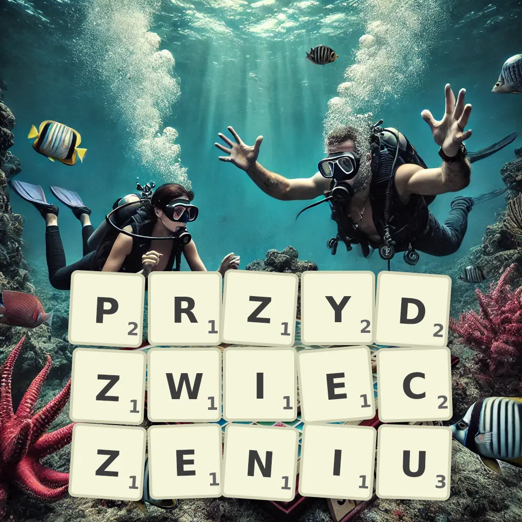 Słowa z liter PRZYDŹWIĘCZENIU