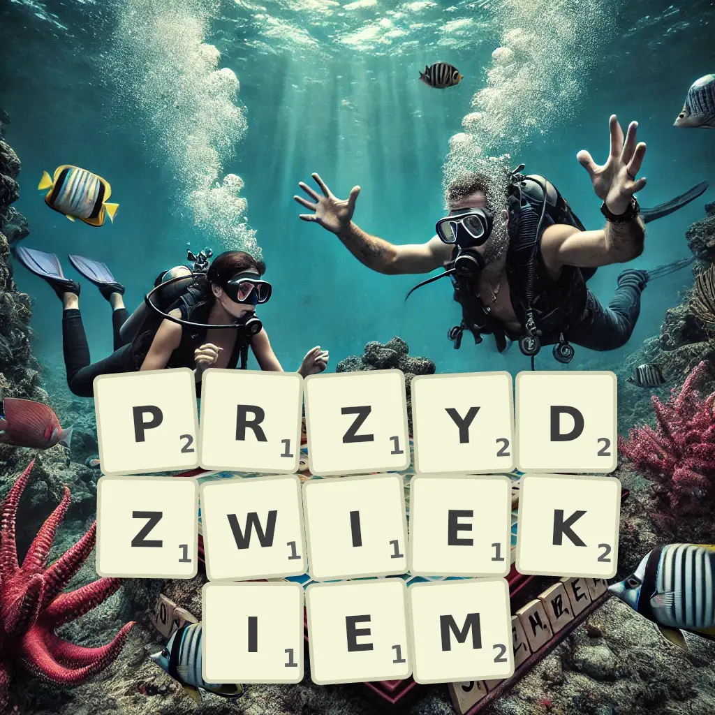 Słowa z liter PRZYDŹWIĘKIEM