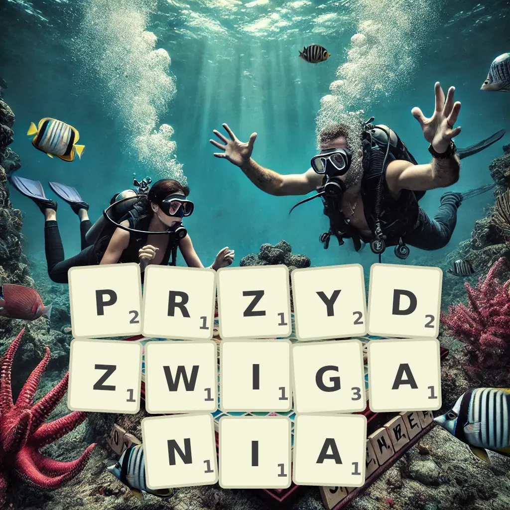 Słowa z liter PRZYDŹWIGANIA