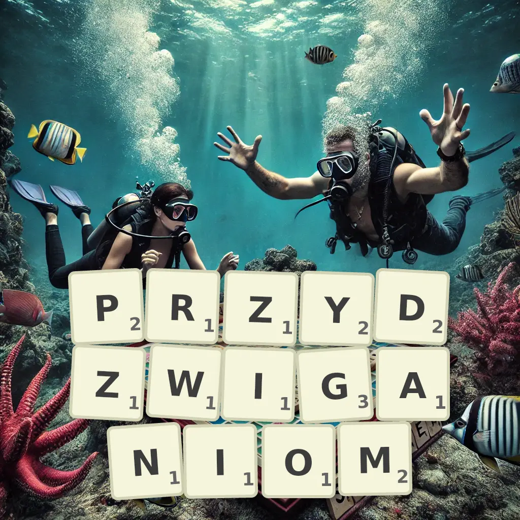 Słowa z liter PRZYDŹWIGANIOM
