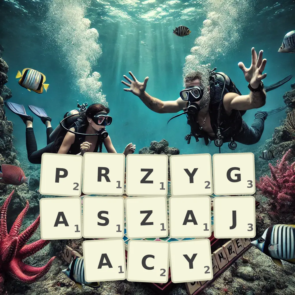 Słowa z liter PRZYGASZAJĄCY