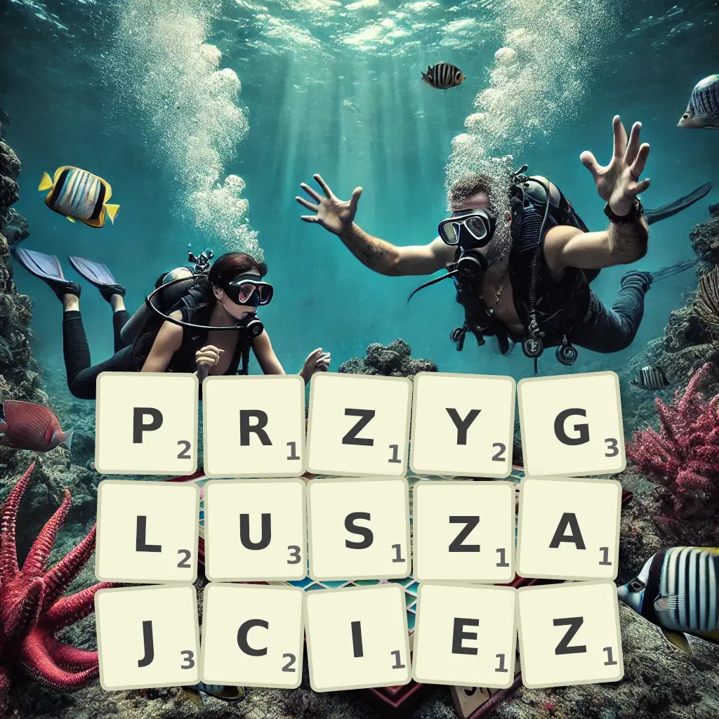 Słowa z liter PRZYGŁUSZAJCIEŻ