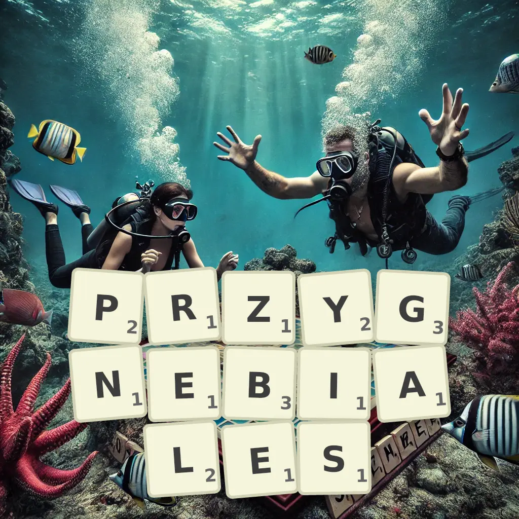 Słowa z liter PRZYGNĘBIAŁEŚ