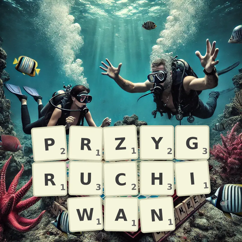 Słowa z liter PRZYGRUCHIWAŃ