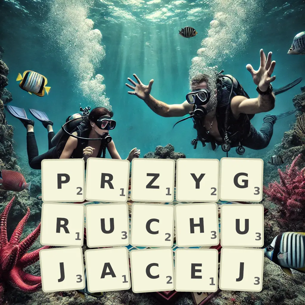 Słowa z liter PRZYGRUCHUJĄCEJ