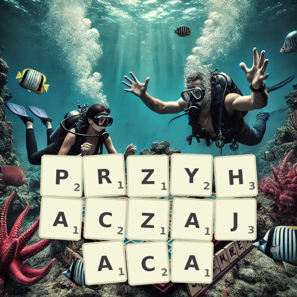 Słowa z liter PRZYHACZAJĄCĄ
